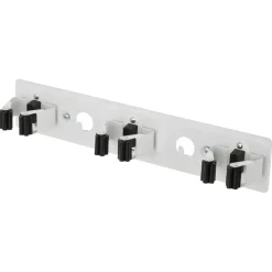 Duraline bezemhouder zwart 36x7x6 cm