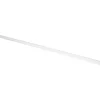Duraline bovenrail wit 130 cm t.b.v. Duraline opbergsysteem hangend