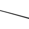 Duraline bovenrail zwart 130 cm t.b.v. Duraline opbergsysteem hangend