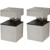 Plankdragers|Plankdragers > Duraline clip cube geborsteld nikkel