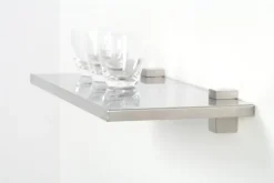 Plankdragers|Plankdragers > Duraline clip cube geborsteld nikkel