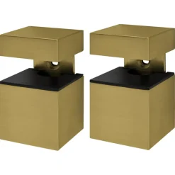 Plankdragers|Plankdragers > Duraline clip geborsteld goud set 2 stuks