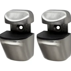 Plankdragers|Plankdragers > Duraline clip geborsteld nikkel 2 stuks