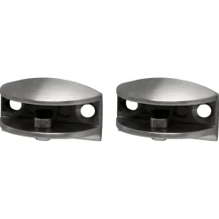 Plankdragers|Plankdragers > Duraline clip geborsteld nikkel 2 stuks