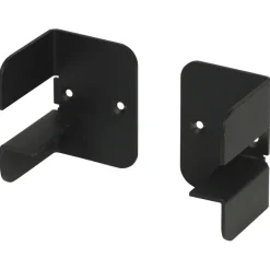 Plankdragers|Plankdragers > Duraline clip mat zwart 6,5x5x5 cm 2 stuks