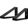 Plankdragers|Plankdragers > Duraline clip zwart 7x19 cm 2 stuks