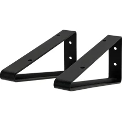 Plankdragers|Plankdragers > Duraline clip zwart 7x19 cm 2 stuks