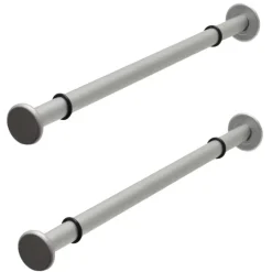 Plankdragers|Plankdragers > Duraline designpin mat zilver 23,5 cm