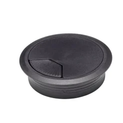 Kabelgoten > Duraline kabeldoorvoer zwart 8 cm