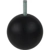 Duraline meubelpoot bol zwart Ø7 cm