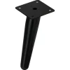 Duraline meubelpoot mat zwart 15 cm