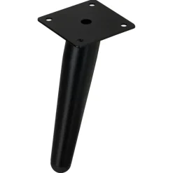 Duraline meubelpoot mat zwart 15 cm