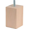 Duraline meubelpoot naturel beuken 5x5x8 cm