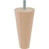 Duraline meubelpoot rond beuken Ø2,5x5x10 cm