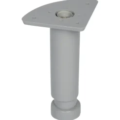 Duraline meubelpoot rond grijs Ø3,5x12x18 cm