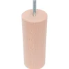 Duraline meubelpoot rond naturel beuken Ø 5,8x15 cm