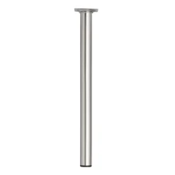 Duraline meubelpoot rond nikkel geborsteld Ø3x40 cm