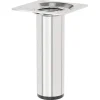 Duraline meubelpoot rond nikkel staal Ø3x10 cm