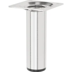 Duraline meubelpoot rond nikkel staal Ø3x10 cm