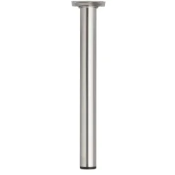 Duraline meubelpoot rond nikkel geborsteld Ø3x30 cm