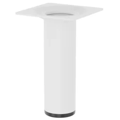 Duraline meubelpoot rond wit Ø3x10 cm