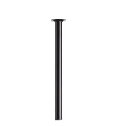 Duraline meubelpoot rond zwart Ø3x40 cm