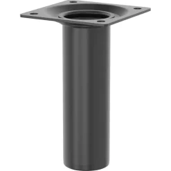 Duraline meubelpoot rond zwart Ø3x10 cm