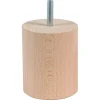 Duraline meubelpoot rond zwart Ø6,4x8 cm