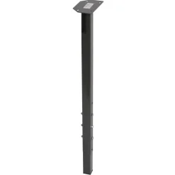 Duraline meubelpoot vierkant metaal antraciet 30x30 mm verstelbare hoogte