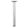 Duraline meubelpoot vierkant nikkel geborsteld 2,5x2,5x25 cm
