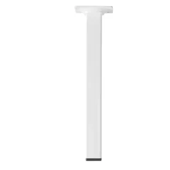 Duraline meubelpoot vierkant wit 2,5x2,5x25 cm