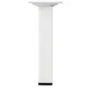 Duraline meubelpoot vierkant wit 2,5x2,5x15 cm