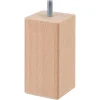 Duraline meubelpoot vierkant naturel eiken 5x5x10 cm