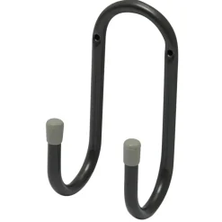 Duraline ophanghaak J-vormig dubbel grijs 16x7,5 cm