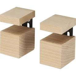 Plankdragers|Plankdragers > Duraline plankdrager clip beuken 6,3x4x4 cm