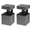 Plankdragers|Plankdragers > Duraline plankdrager clip cube mini geborsteld nikkel