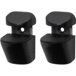 Plankdragers|Plankdragers > Duraline plankdrager clip mat zwart 2 stuks