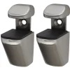 Plankdragers|Plankdragers > Duraline plankdrager clip mini geborsteld nikkel 2 stuks