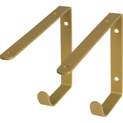 Plankdragers|Plankdragers > Duraline plankdrager messing staal 22x14,5 cm 2 stuks