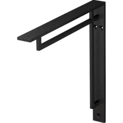 Plankdragers|Plankdragers > Duraline plankdrager model A zwart 19x19 cm