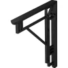 Plankdragers|Plankdragers > Duraline plankdrager model B zwart 14,5x14,5 cm