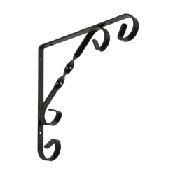 Plankdragers|Plankdragers > Geen Duraline plankdrager ornament zwart 25x25 cm