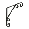 Plankdragers|Plankdragers > Geen Duraline plankdrager ornament zwart 15x15 cm