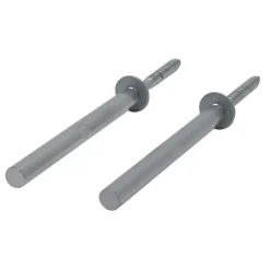 Plankdragers|Plankdragers > Duraline plankdrager pin zilver metaal 1,2x12,4 cm