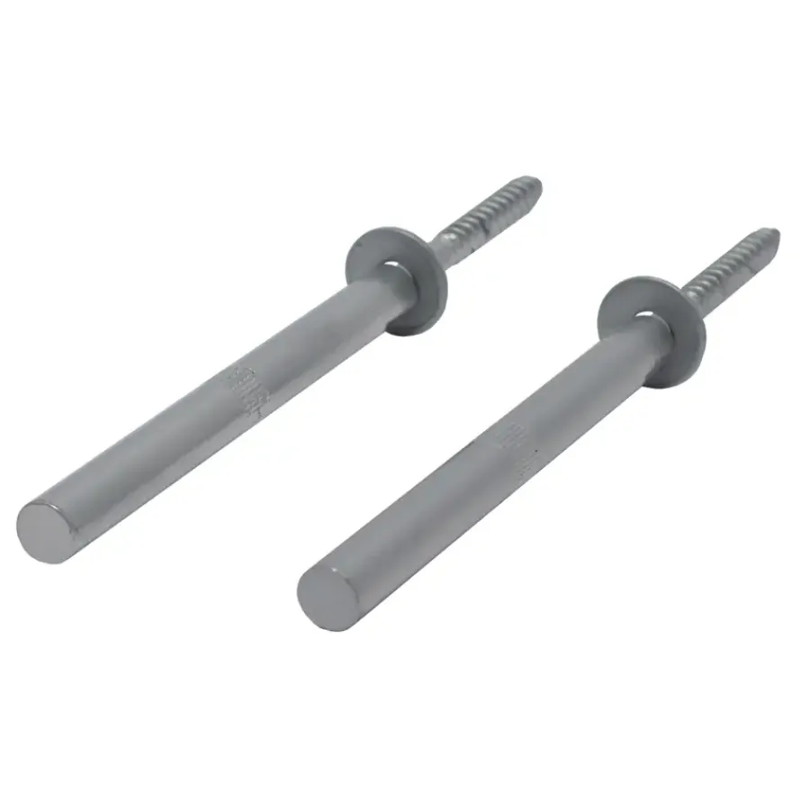 Plankdragers|Plankdragers > Duraline plankdrager pin zilver metaal 1,2x12,4 cm
