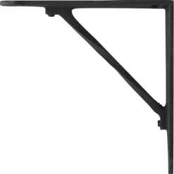 Plankdragers|Plankdragers > Duraline plankdrager plank twist zwart 14,5x14,5cm