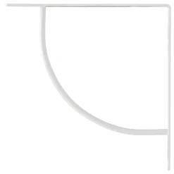 Plankdragers|Plankdragers > Duraline plankdrager swing alpine wit 24x24 cm