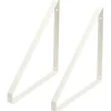 Plankdragers|Plankdragers > Duraline plankdrager wit 24x25,5 cm 2 stuks