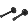 Plankdragers|Plankdragers > Duraline plankdrager zwart 7x22,5 cm 2 stuks