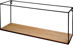 Duraline wandbox hout/zwart 60 cm